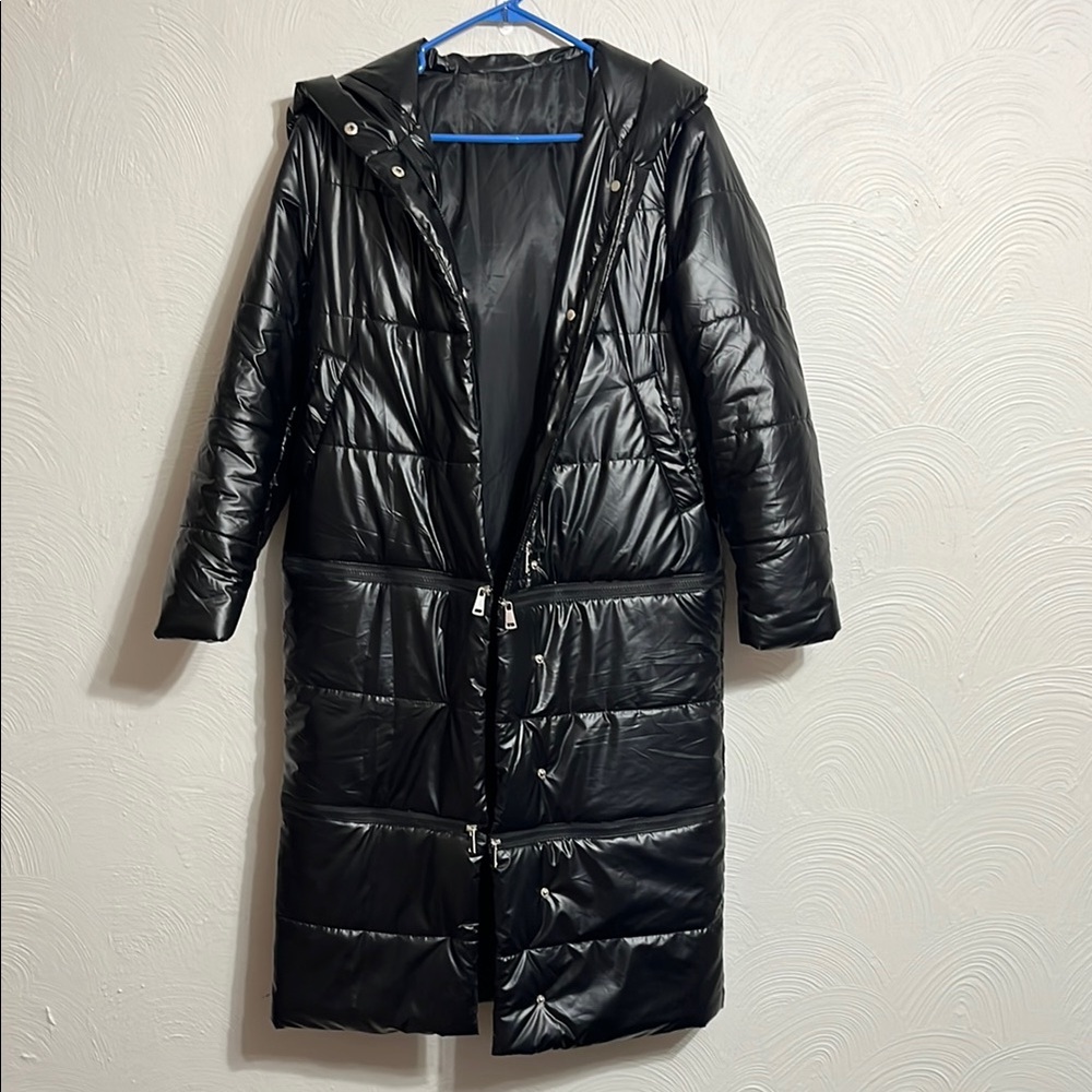 Women's Black Puffer Coat